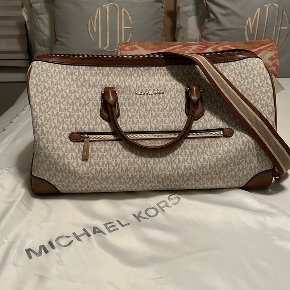 MICHAEL Michael Kors Bags Michael Kors Xl Duffle Bag Vanilla Brand